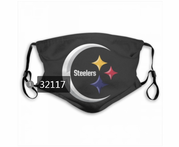 NFL 2020 Pittsburgh Steelers #53 Dust mask with filter->nfl dust mask->Sports Accessory